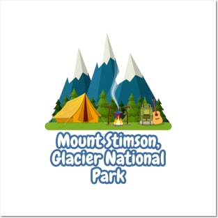 Mount Stimson, Glacier National Park Posters and Art